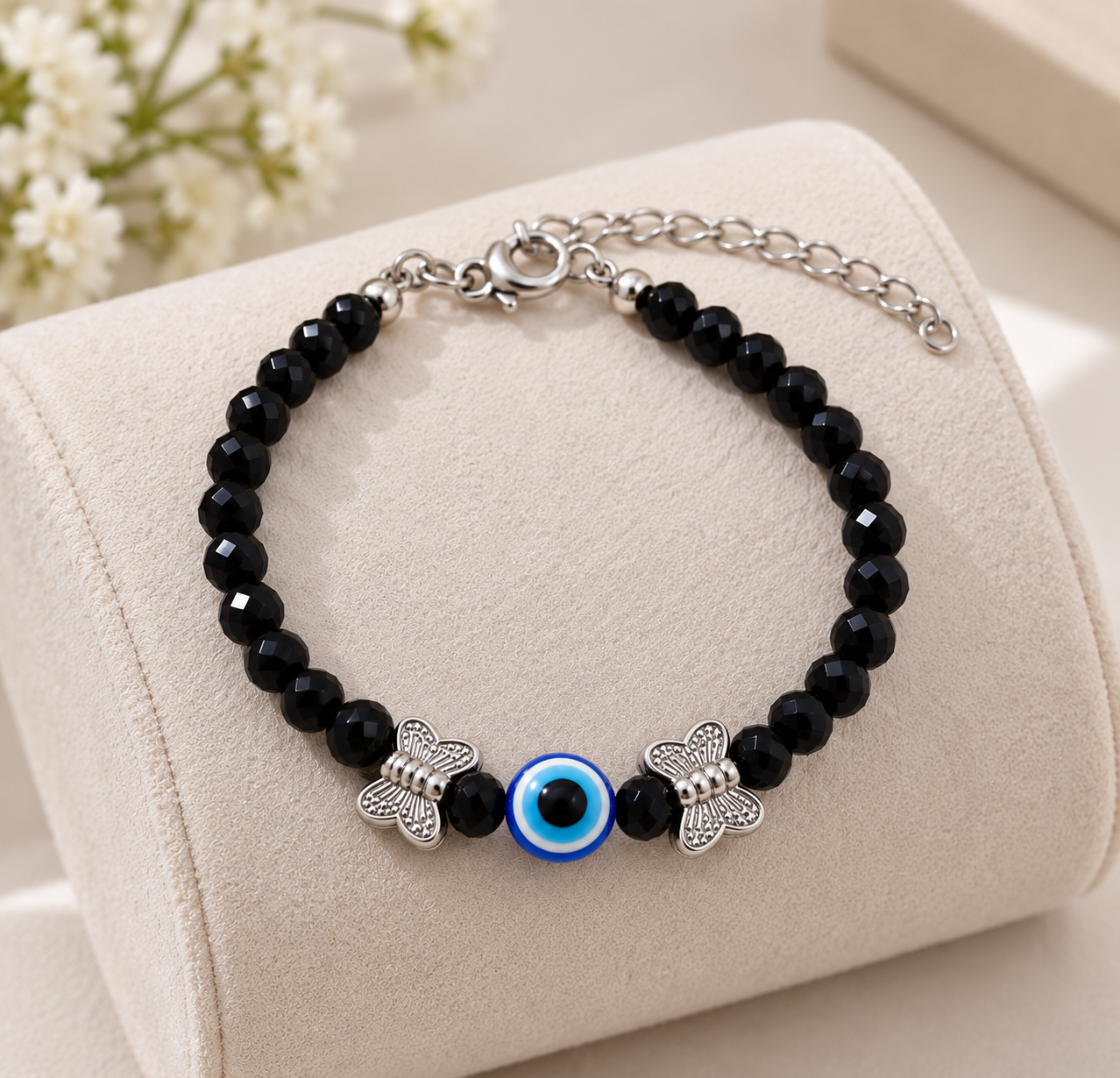 Cute Panda Charm Beaded Bracelet